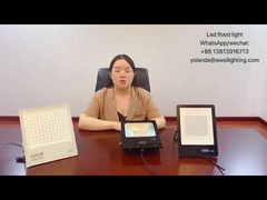 50 واط 100 واط 200 واط أسود الإسكان أدى ضوء الفيضانات ضوء الفيضانات رقيقة جدا