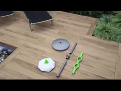 مصباح حديقة LED بالطاقة الشمسية محمول في الهواء الطلق