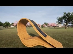 جهاز تحكم عن بعد مقاوم للماء خارجي 8 وات متحرك يعمل بالطاقة الشمسية ليد للحدائق