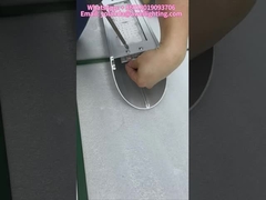 مصباح شارع LED صغير من الألومنيوم المصبوب بالقالب 50 واط مقاوم للماء يستخدم في الشوارع والطرق.