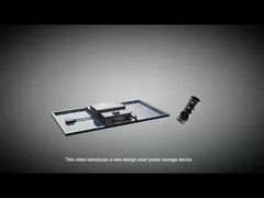 تصميم جديد! عملية تركيب مصابيح الشوارع التي تعمل بالطاقة الشمسية.