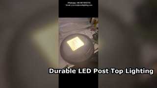 مصباح حديقة LED 60W 4000K بذراع واحد IP66 IK10 يستخدم في الحدائق والطرق الحضرية.
