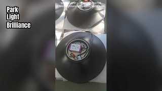 مصباح حديقة LED معلق من الألومنيوم المصبوب بضمان 5 سنوات يستخدم في الحدائق.