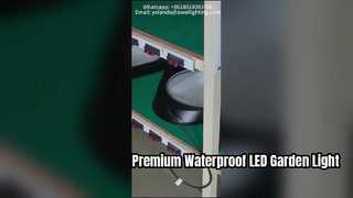 ضوء الفناء LED المقاوم للماء IP65 مع ضمان 5 سنوات يستخدم في الحدائق.