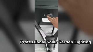50W Solar Garden Light تصميم جديد IP66 مع ضمان لمدة 5 سنوات يستخدم في الشوارع.