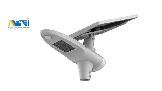 مضاد للماء IP65 الكثافة التلقائية المتحكم فيها مصباح الشارع المدمج من الطاقة الشمسية 40-120W يعمل 7 أيام ممطرة