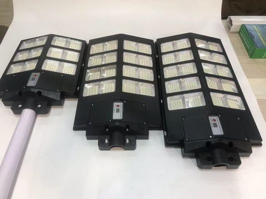 شراء جهاز التحكم عن بعد IP65 مضاد للماء 1200W كل شيء في واحد في الهواء الطلق الشمسي LED ضوء الشارع جهاز استشعار الحركة online manufacture