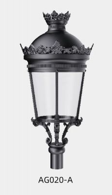 إضاءة ساحة IP66 من الألومنيوم المصبوب 40 واط - 100 واط بتصميم كلاسيكي مصابيح تاج LED للشوارع الرئيسية