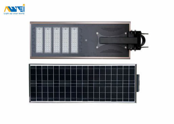 100W Integrated Solar Street Light Outdoor Lighting 160lm/w With 5 Years' Warranty IP66 For Urban Roads And Industrial Areas 100 واط متكامل للطاقة الشمسية في الشوارع