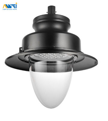 مبيت ألومنيوم IP66 IK10 مصباح LED طراز أوروبي 30 واط - 80 واط مصباح حديقة LED يستخدم في الطرق والشوارع الحضرية